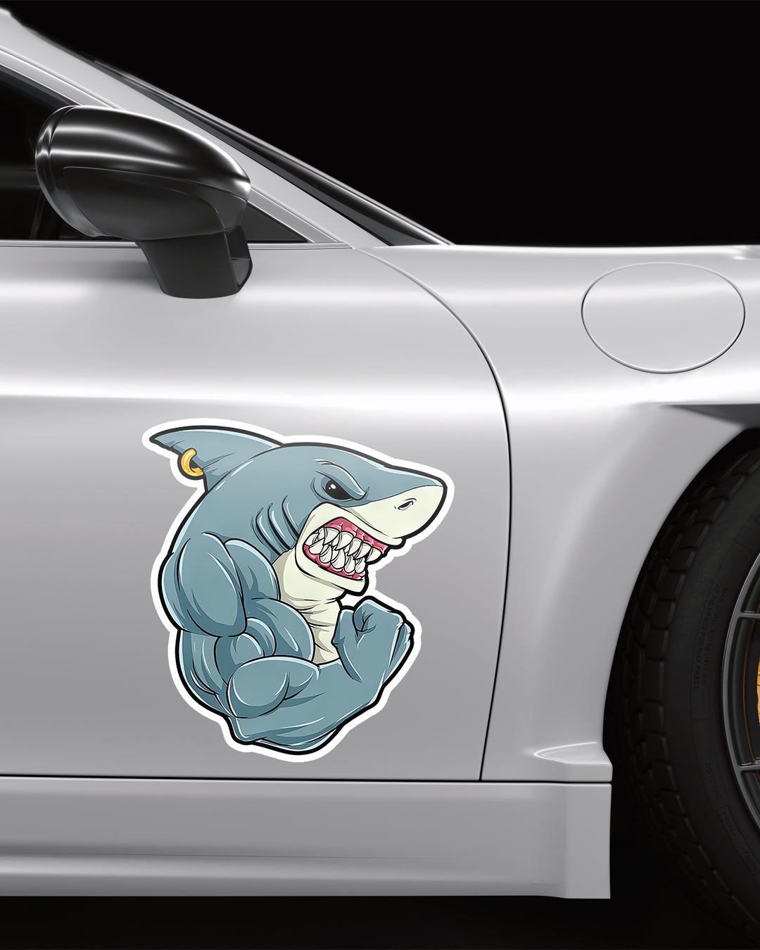 SHARK BUMPER STICKER | STICKERS | CARTOON