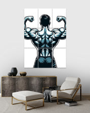 Bulk Body Pose | Art Set Poster | Gym