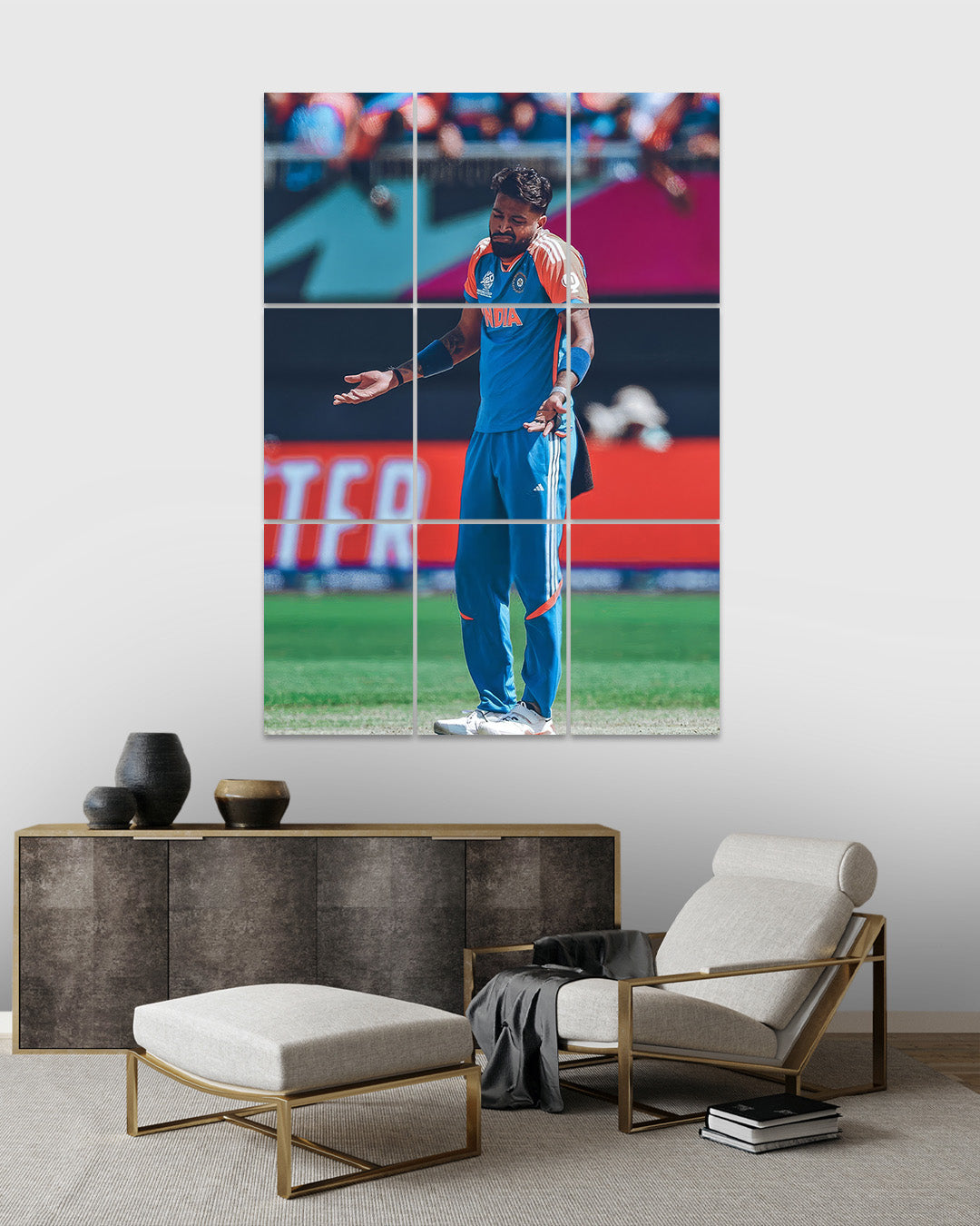 Hardik Pandya | Art Set Poster | Cricket