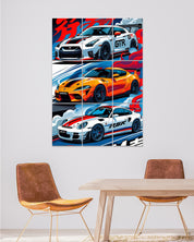 Race Car | Art Set Poster | Car
