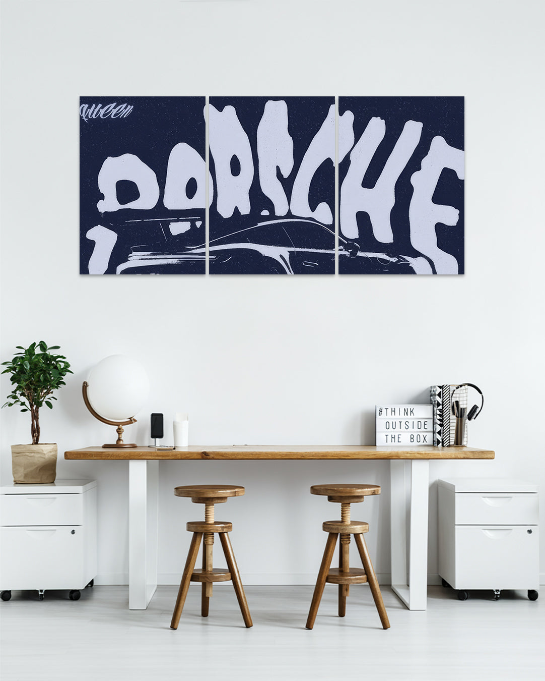 PORSCHE CAR | SPLIT POSTER | CARS