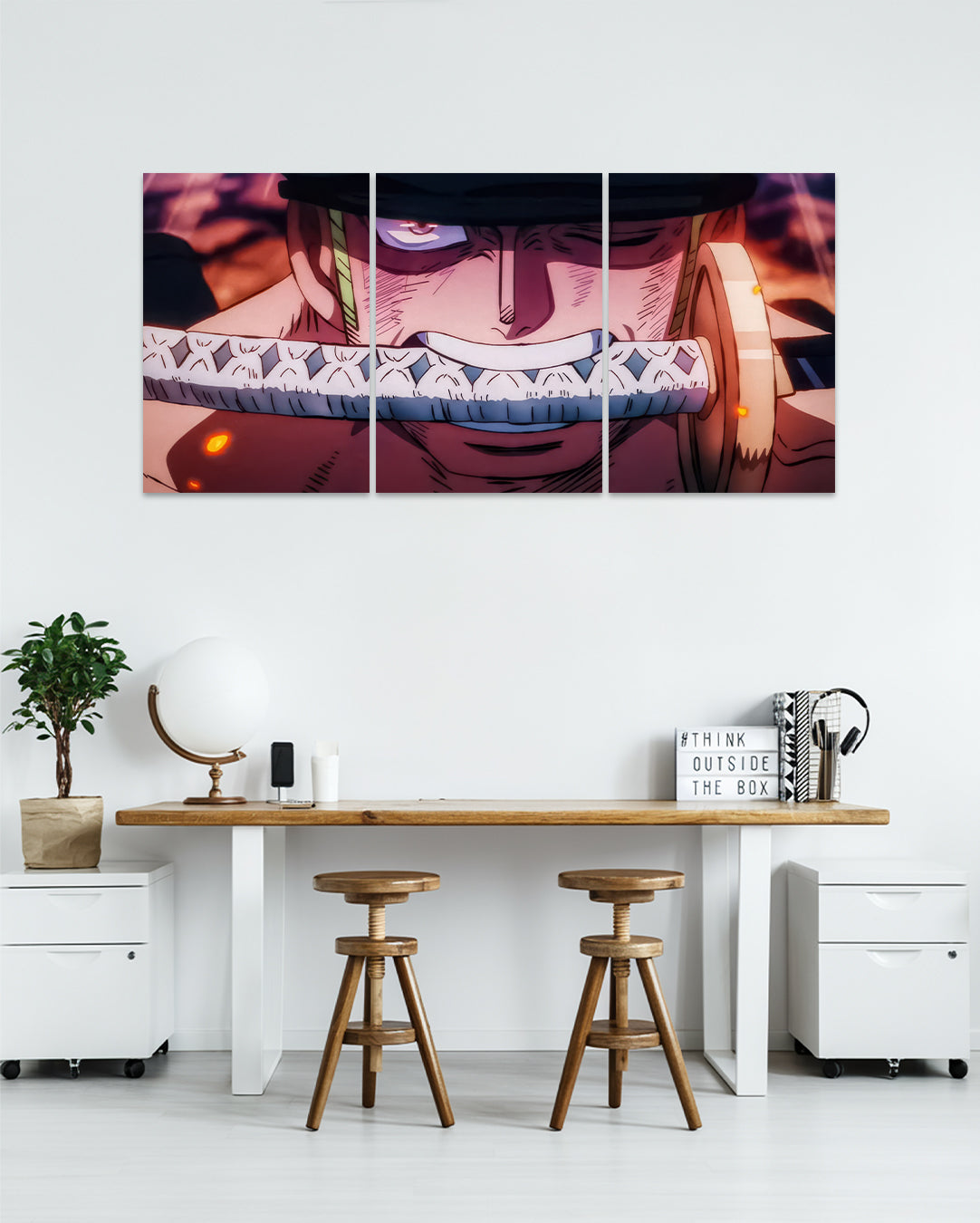 Zoro | Split Poster | One Piece | Anime