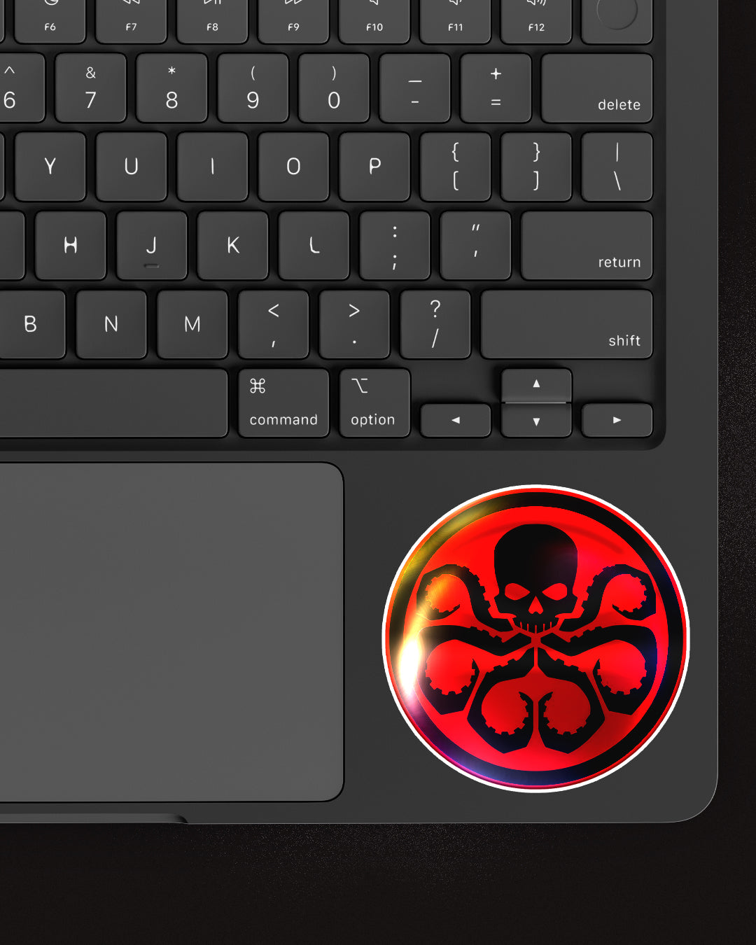 SKULL STICKER | HOLOGRAPHIC STICKER