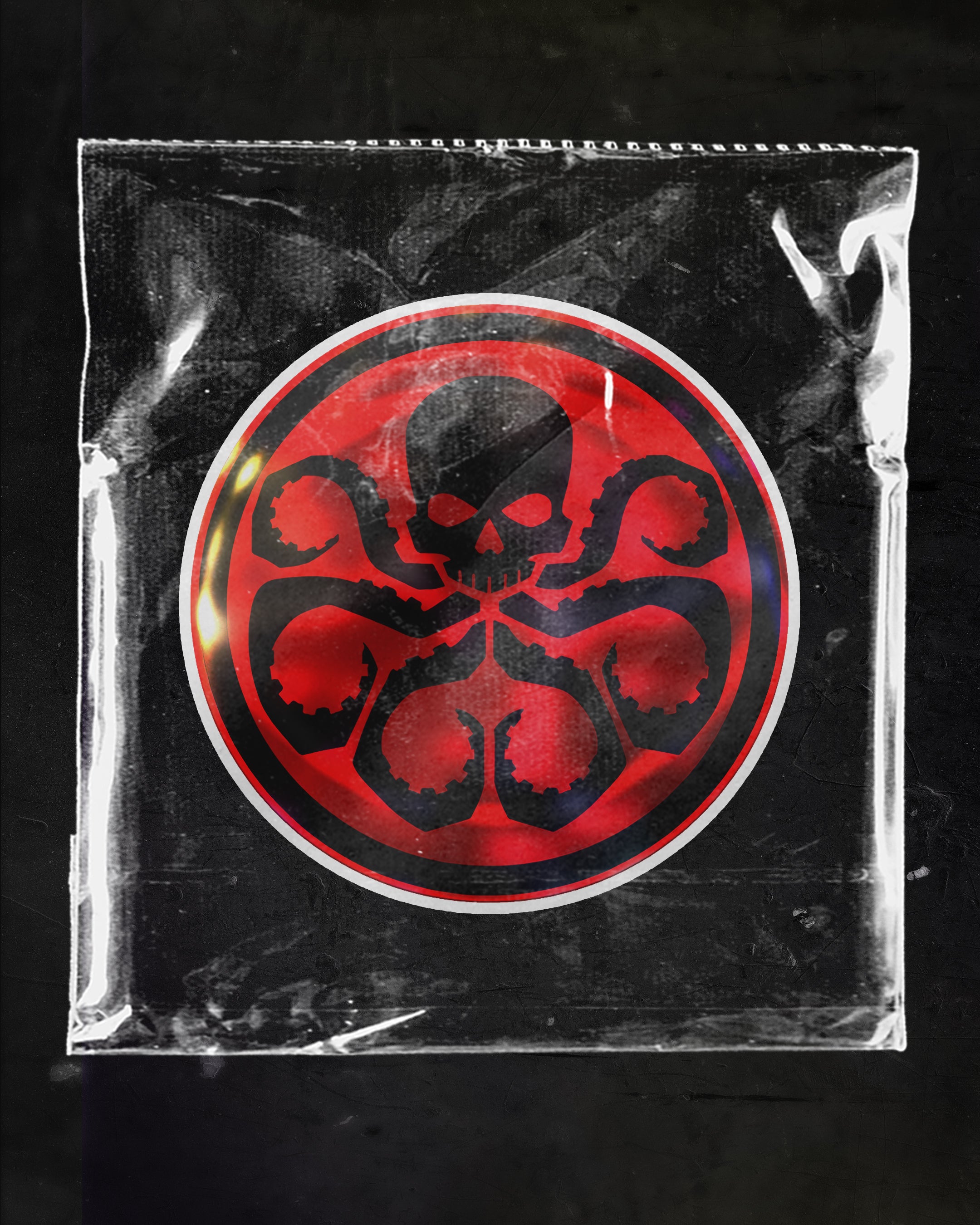 SKULL STICKER | HOLOGRAPHIC STICKER