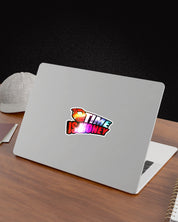 TIME IS MONEY STICKER | HOLOGRAPHIC STICKER