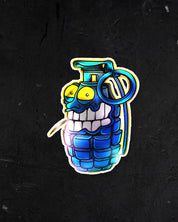 GRENADE STICKER | HOLOGRAPHIC STICKER
