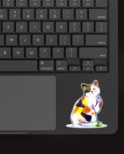 CAT STICKER | HOLOGRAPHIC STICKER