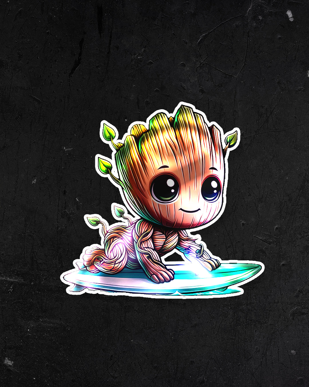 GROOT SKICKER | HOLOGRAPHIC STICKER
