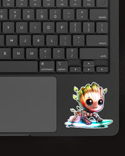 GROOT SKICKER | HOLOGRAPHIC STICKER