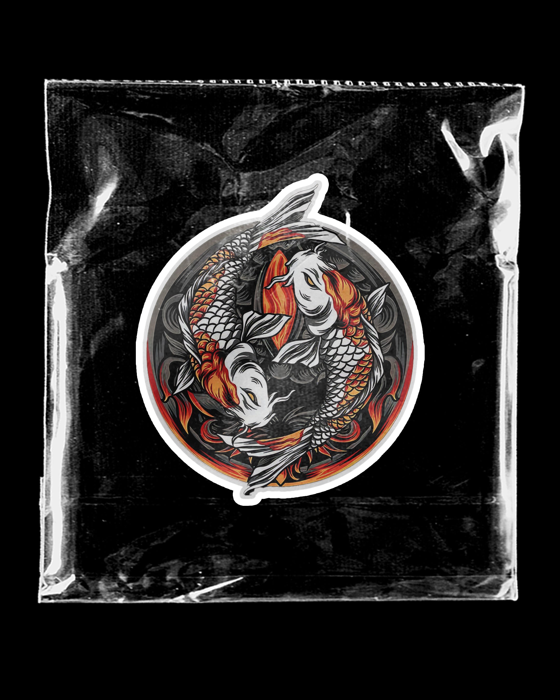 KOI FISH STICKER | STICKERS | YIN YANG