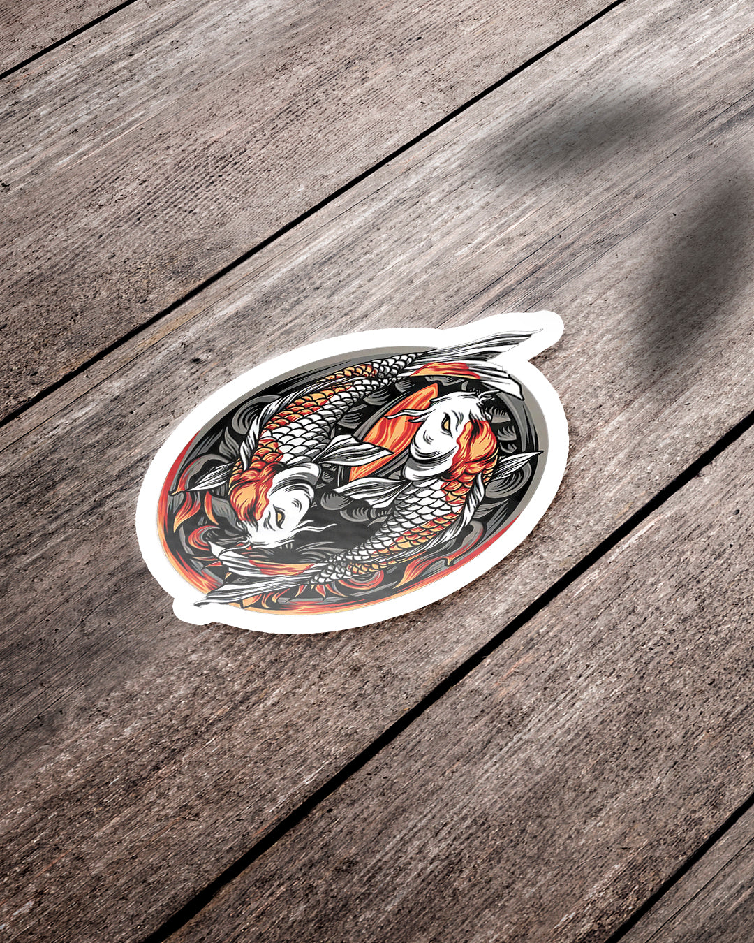 KOI FISH STICKER | STICKERS | YIN YANG