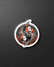 KOI FISH STICKER | STICKERS | YIN YANG