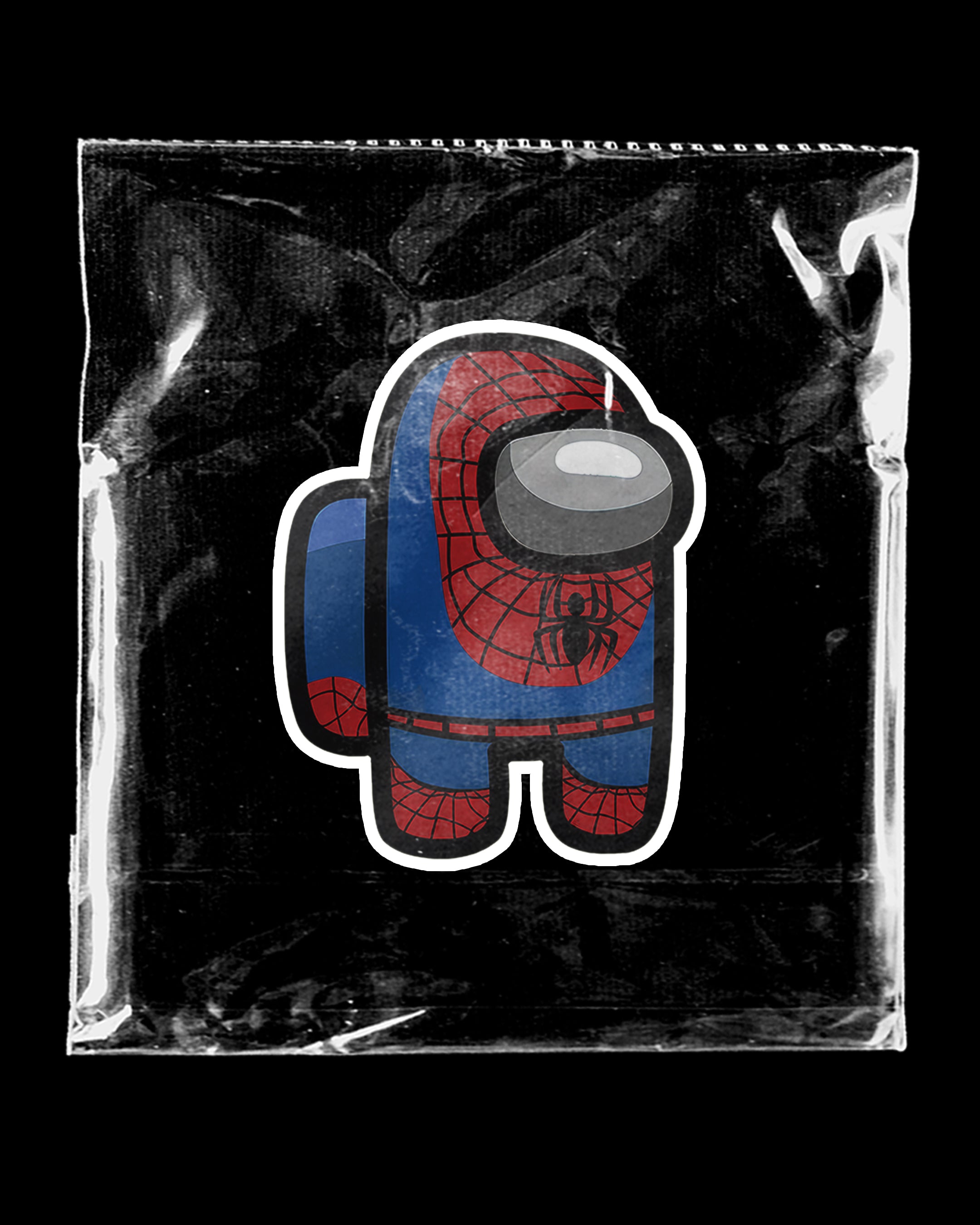 AMONG US X SPIDER MAN STICKER | STICKERS | MARVEL