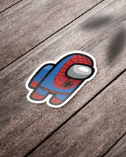 AMONG US X SPIDER MAN STICKER | STICKERS | MARVEL