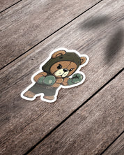 TEDDY BEAR BOXING STICKER | STICKERS | CARTOON