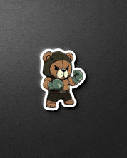 TEDDY BEAR BOXING STICKER | STICKERS | CARTOON
