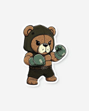 TEDDY BEAR BOXING STICKER | STICKERS | CARTOON