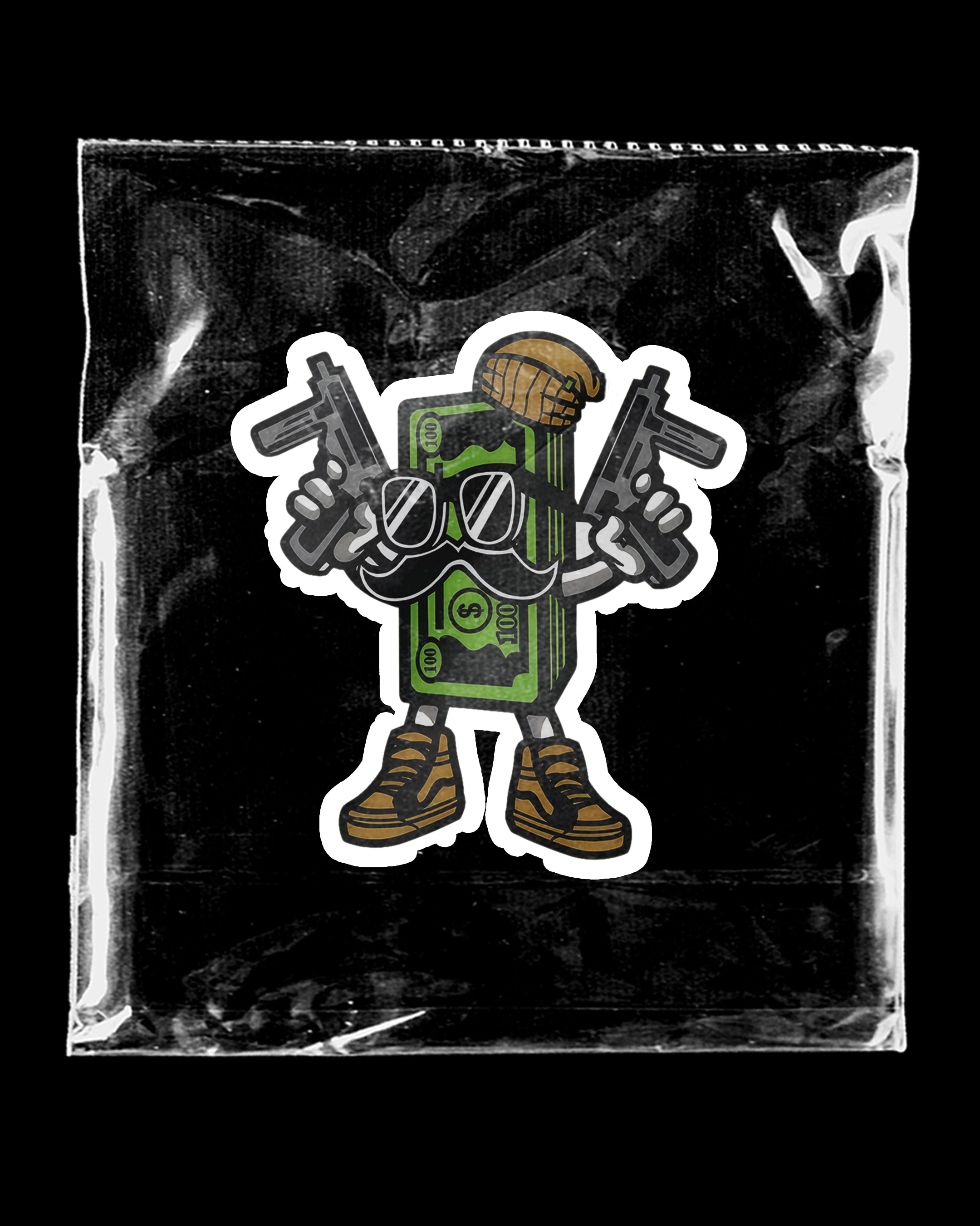 MONEY STICKER | STICKERS | GANSTER