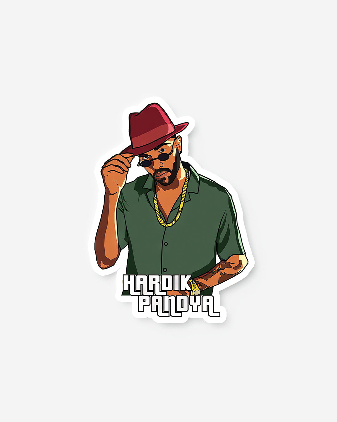 HARDIK PANDYA STICKER | STICKERS | CRICKET