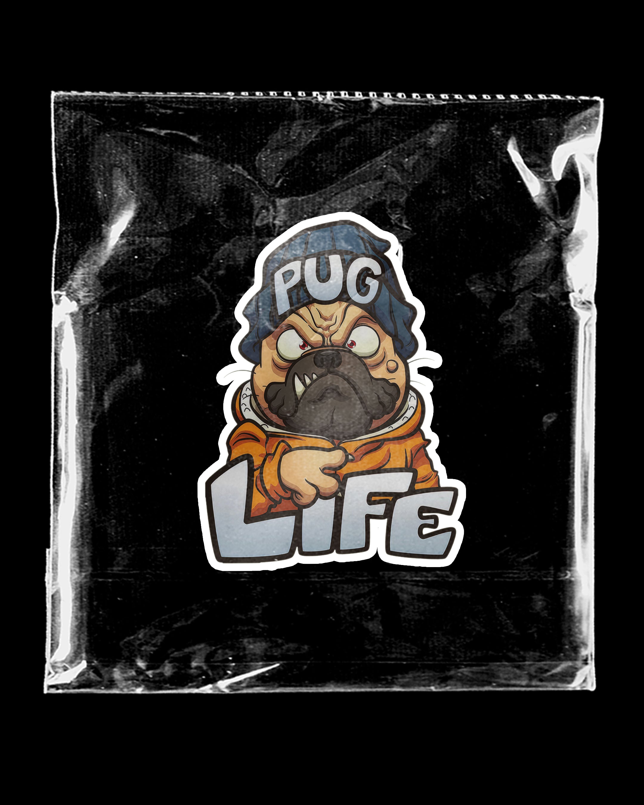 PUG LIFE STICKER | STICKERS | CARTOON