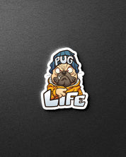 PUG LIFE STICKER | STICKERS | CARTOON