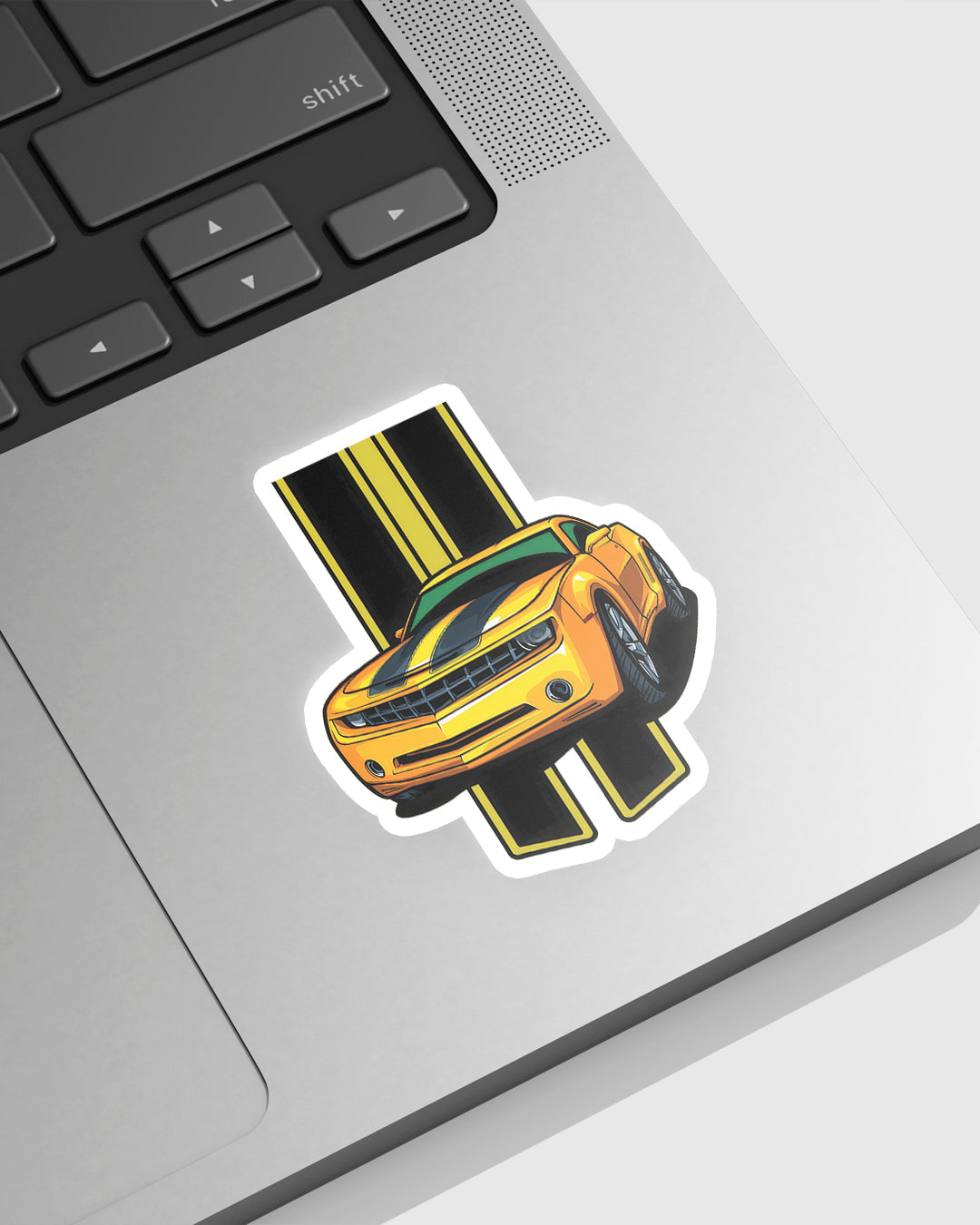 YELLOW CAR STICKER | STICKERS | CARS