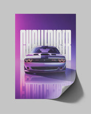 DODGE CHALLENGER | POSTER | CARS