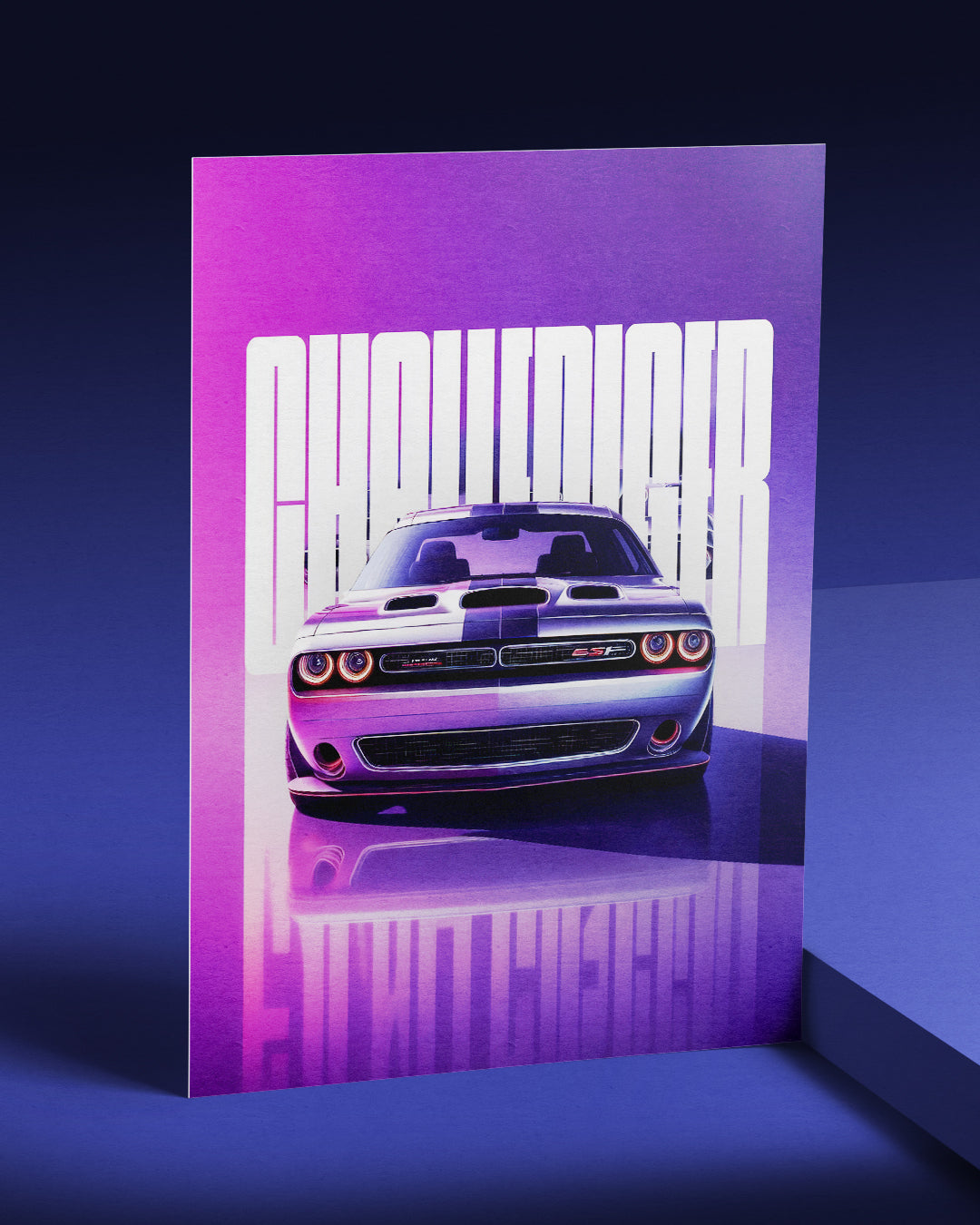 DODGE CHALLENGER | POSTER | CARS