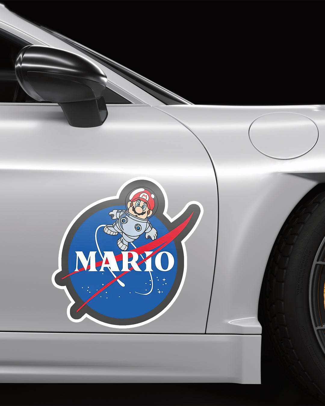 MARIO BUMPER STICKER | STICKER | CARTOON