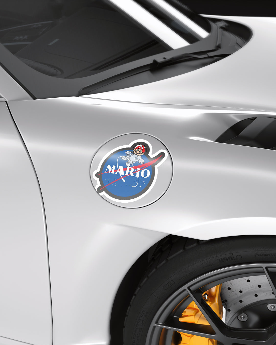 MARIO BUMPER STICKER | STICKER | CARTOON